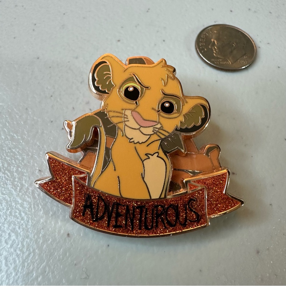 Disney Pin Simba Adventurous Lion King LE 300 from One Family Set D23 Expo 2022 - Picture 2 of 4